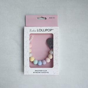 Loulou Lollipop Pastel Pacifier Clip